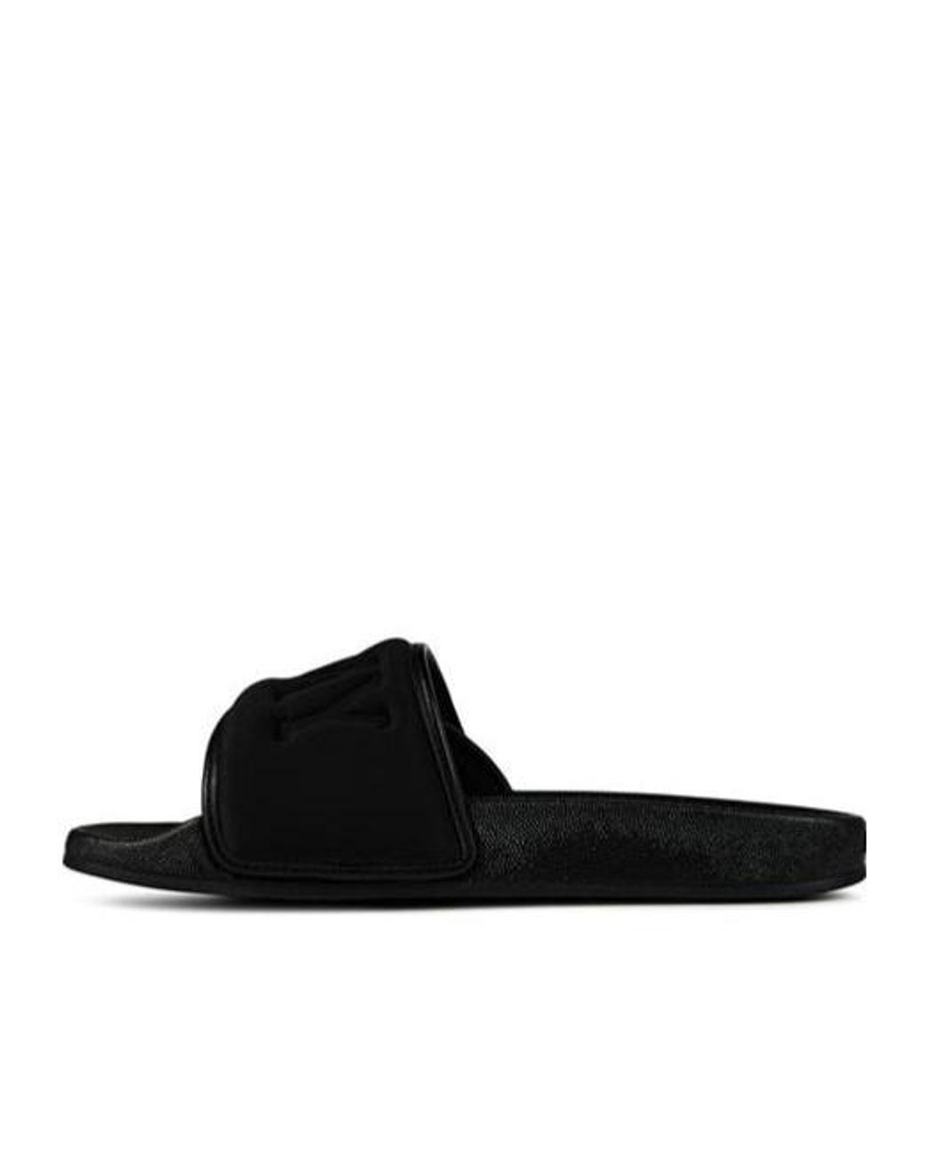 Jimmy Choo Black Lycra Fitz/F Sliders