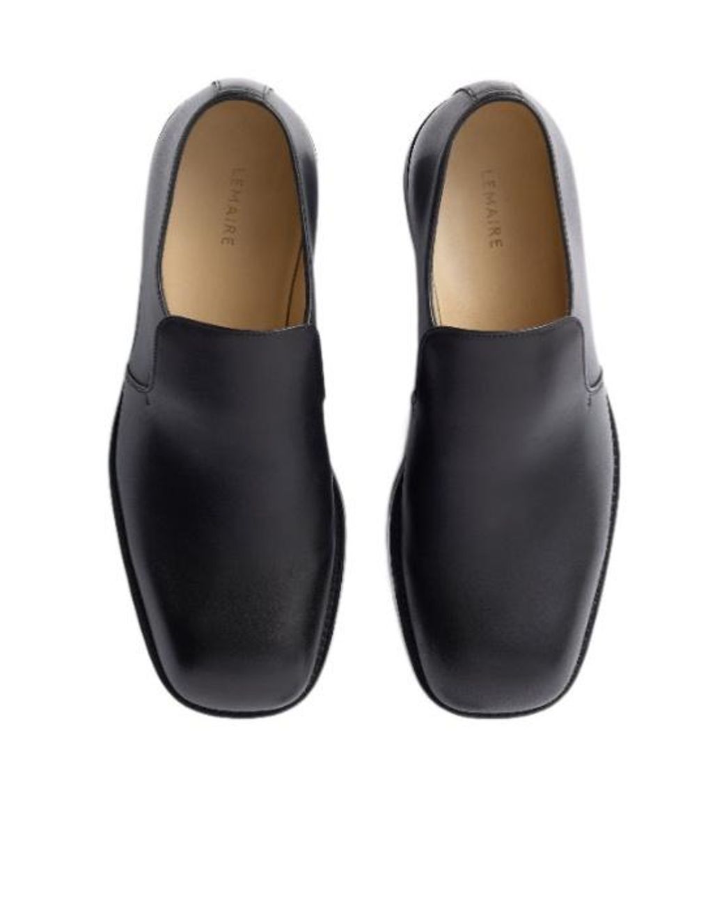 Lemaire Black Formal Loafers