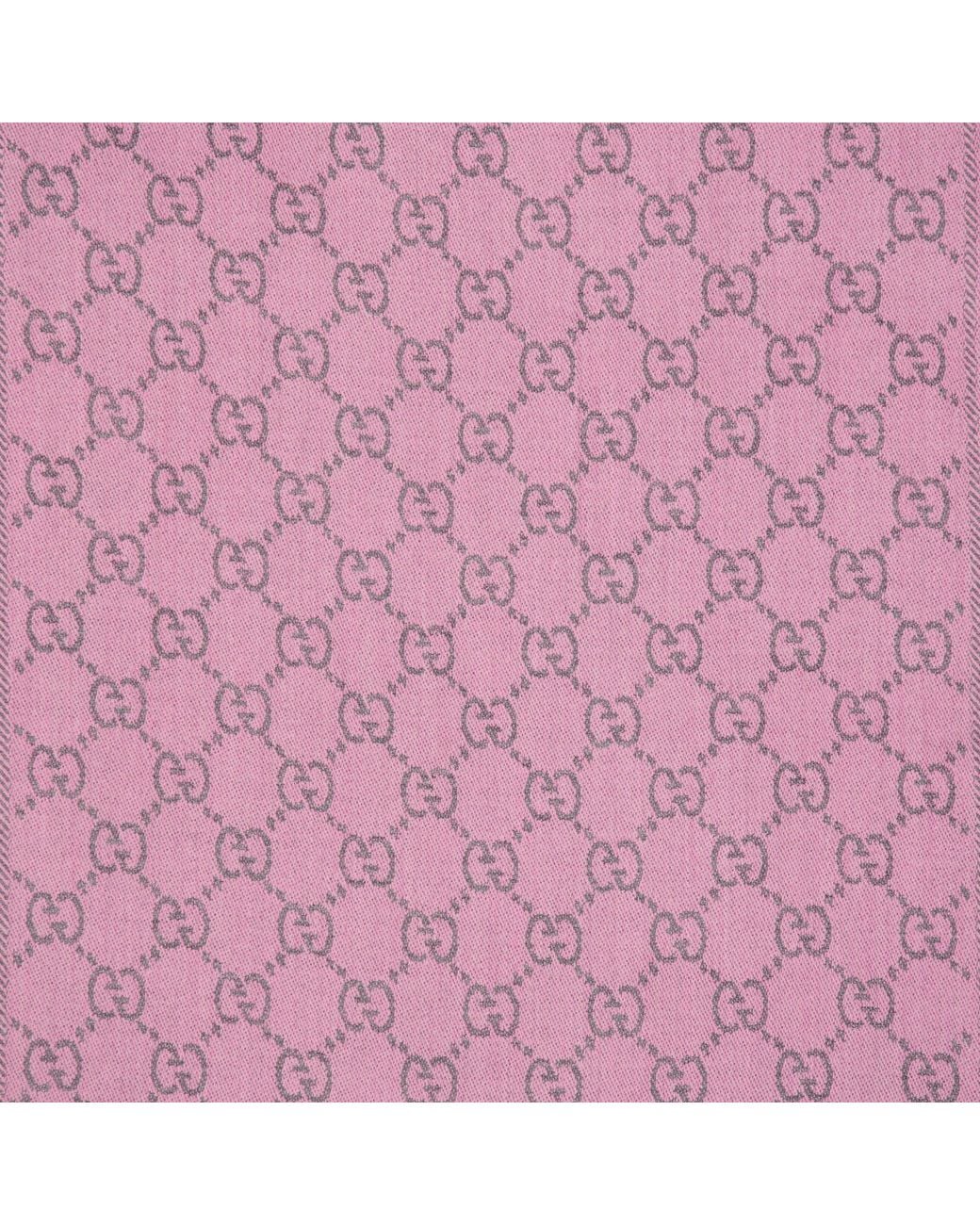 Gucci Pink Pure Wool Scarf