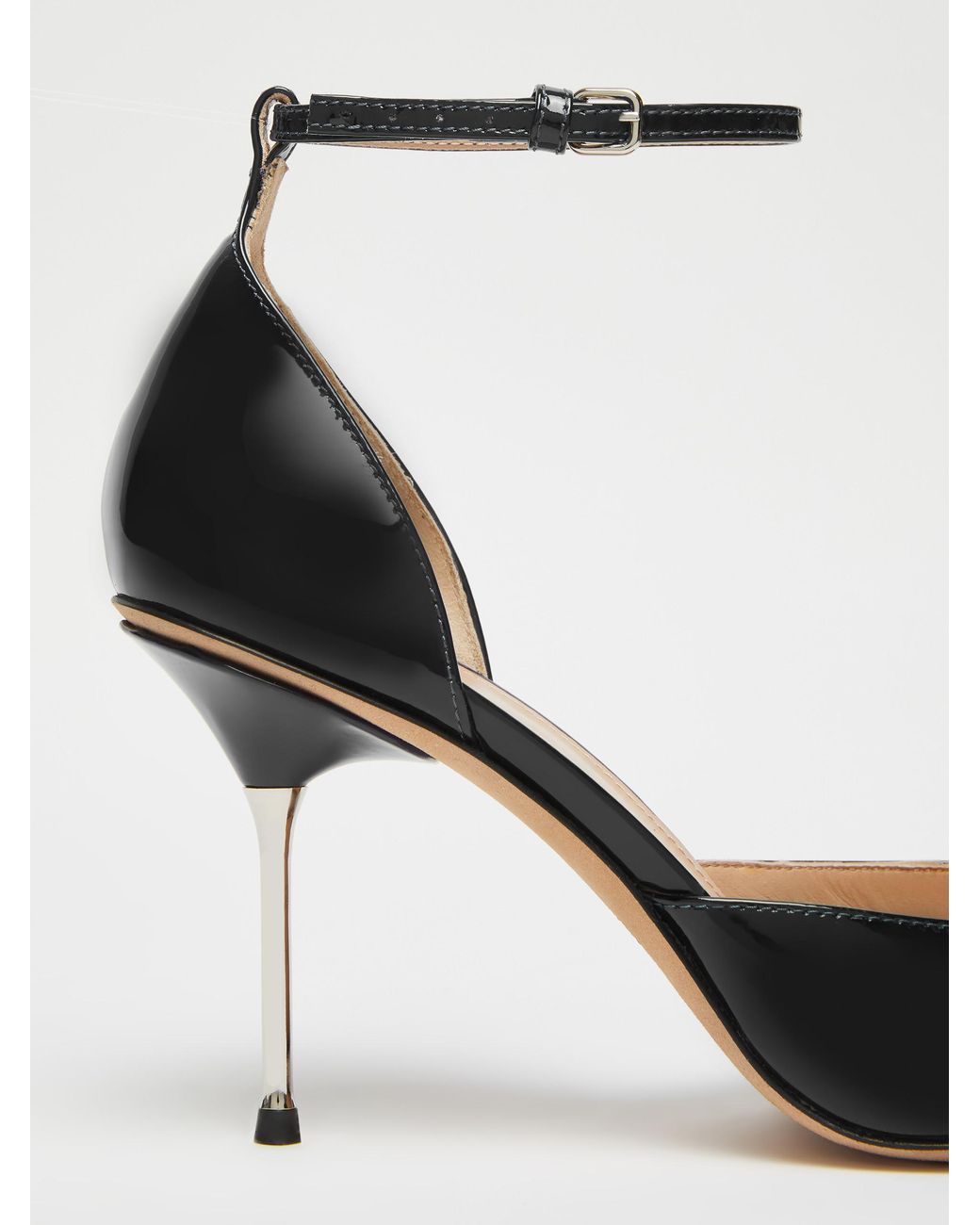 Sportmax Black Ankle Strapped Nice Mary Jane Pumps
