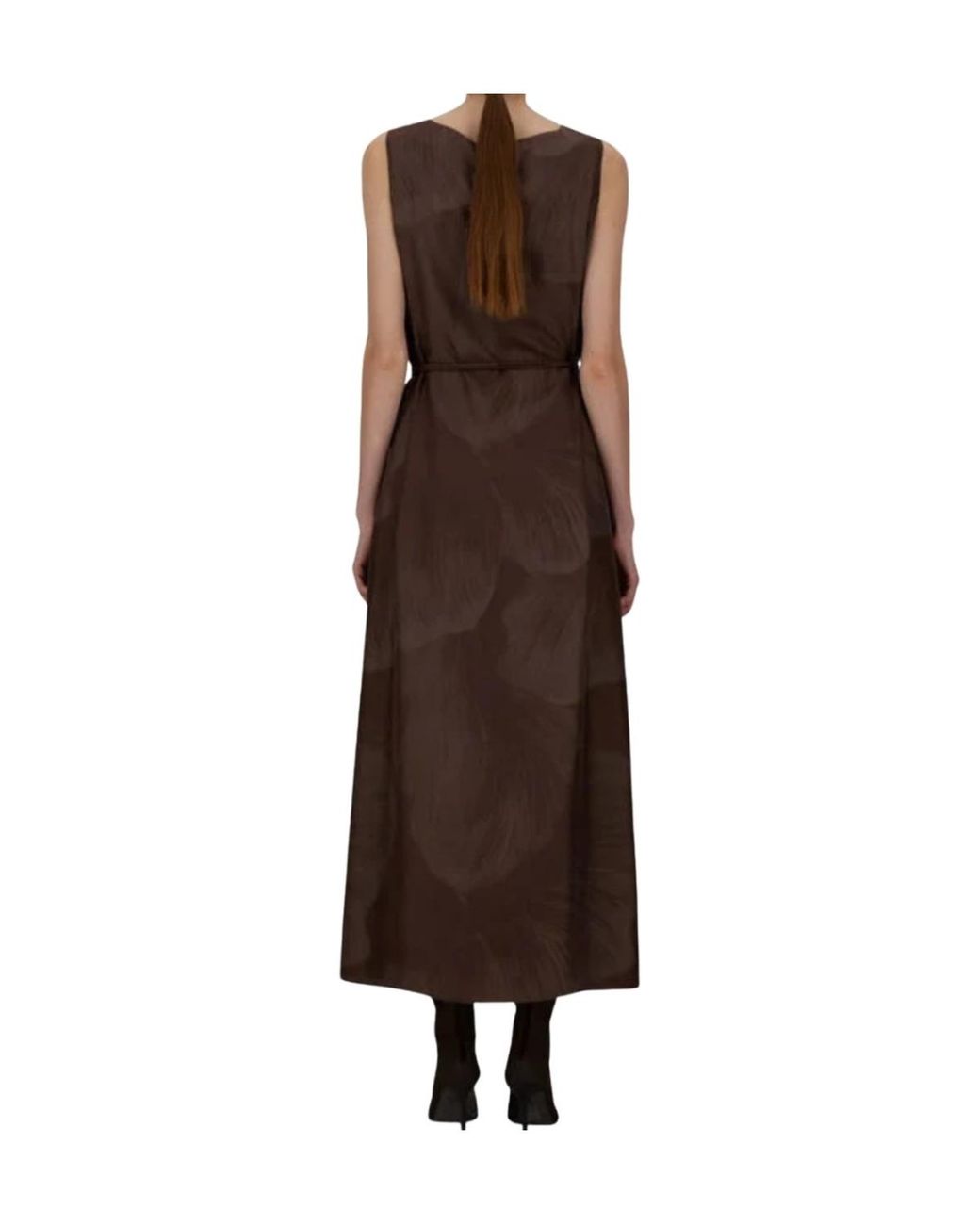 Herno Brown Resort Dress