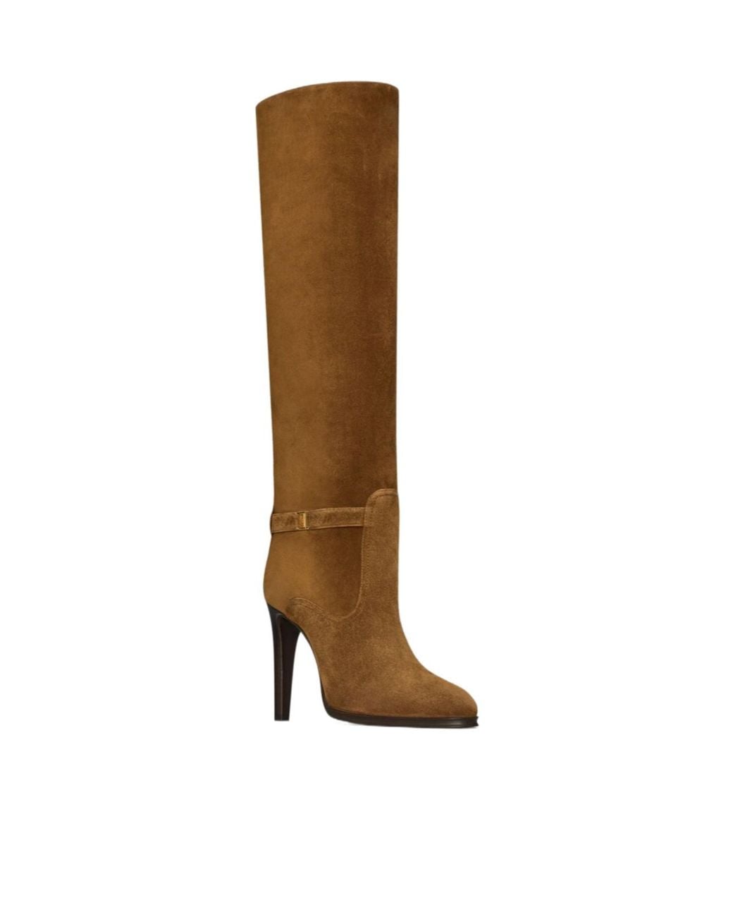 Saint Laurent Brown Diane Pointed Toe Boots