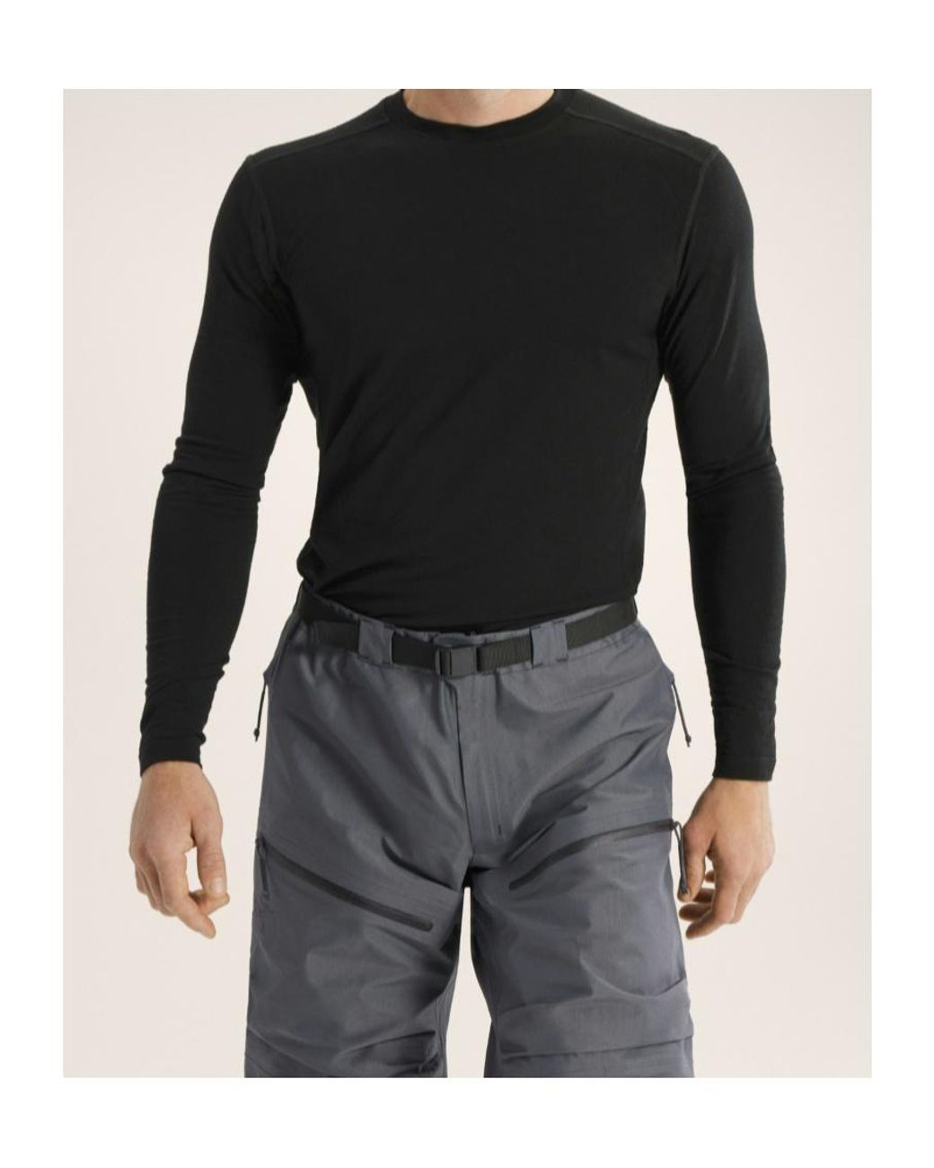 Arc'teryx Black Cold Wx Ls Shirt Ar for men