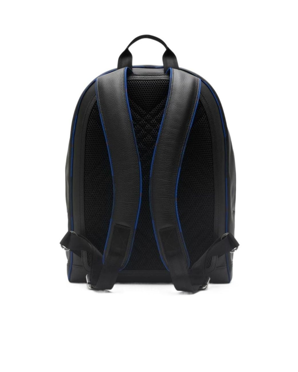 Burberry Black Ekd Leather Backpack for men