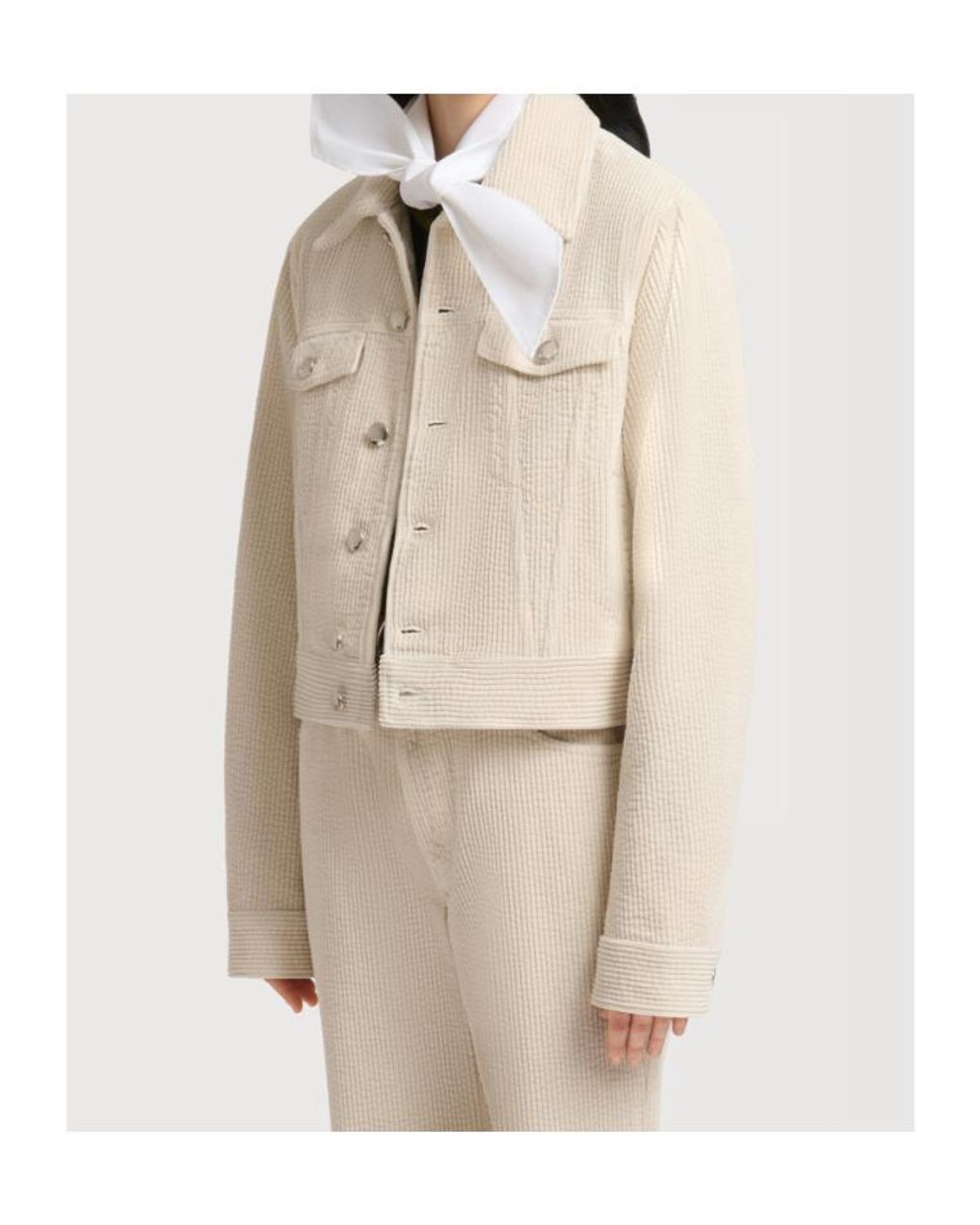 Marni Natural Corduroy Trucker Jacket