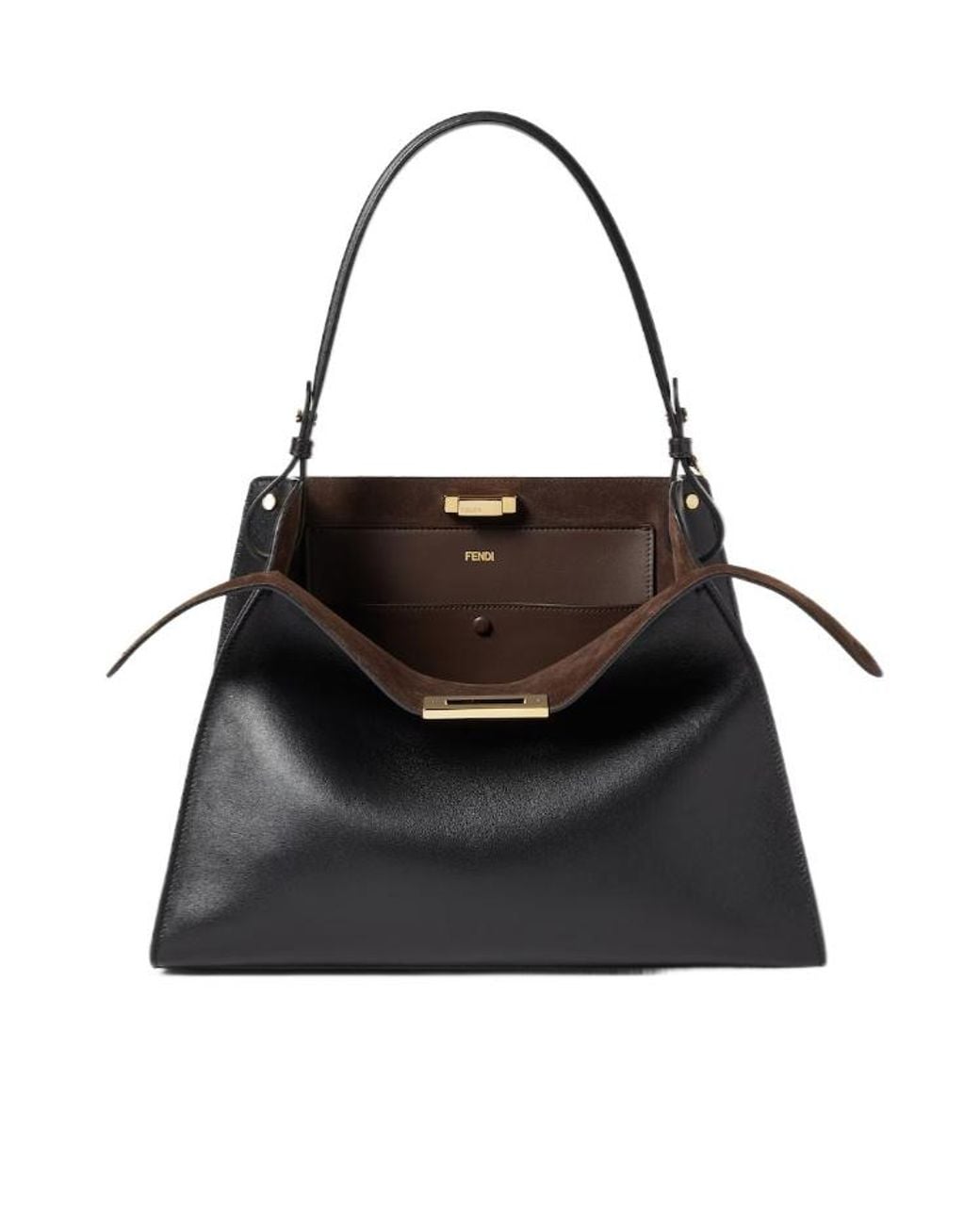 Fendi Black Way Medium Tote Bag