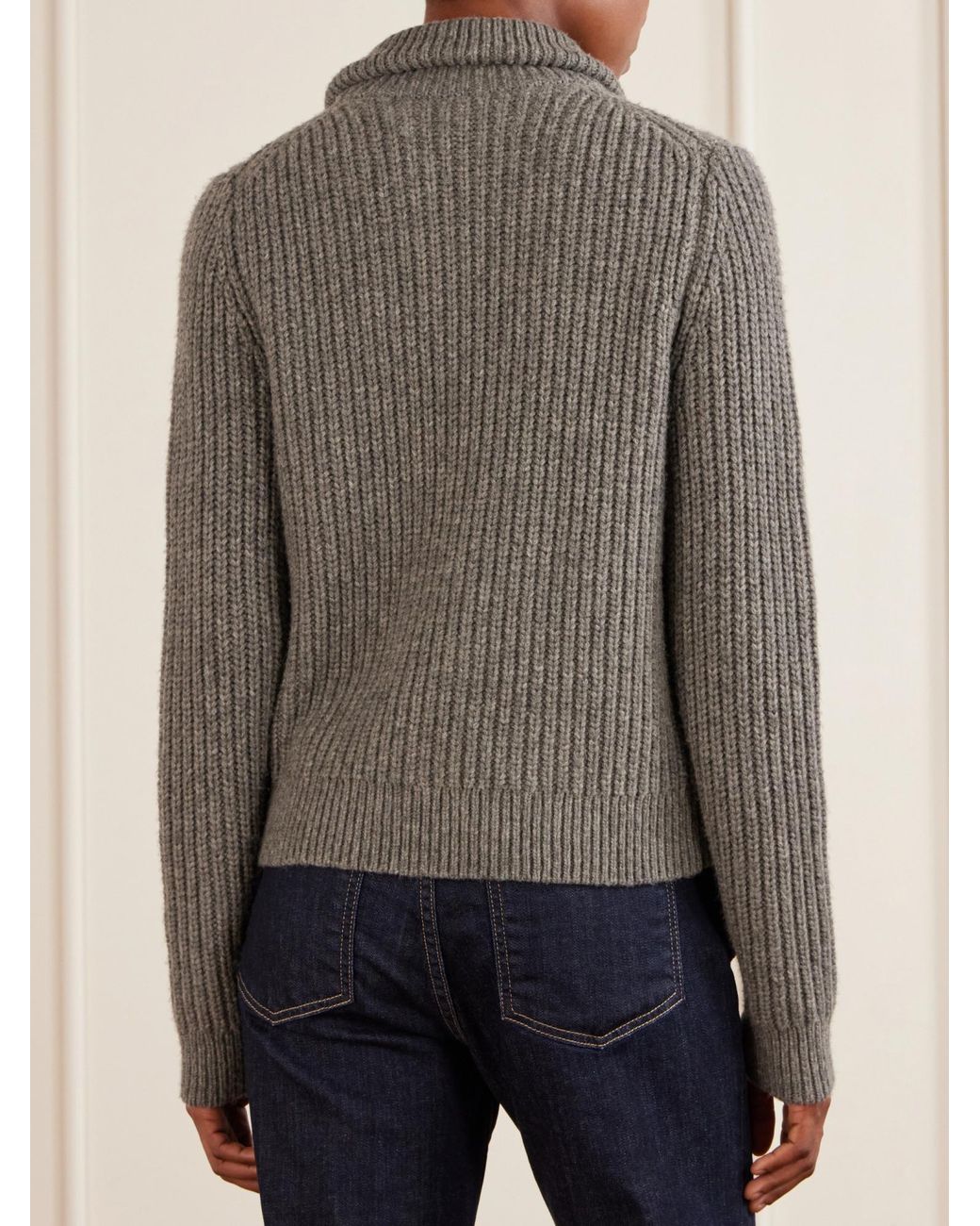 Nili Lotan Gray Casual Cardigan