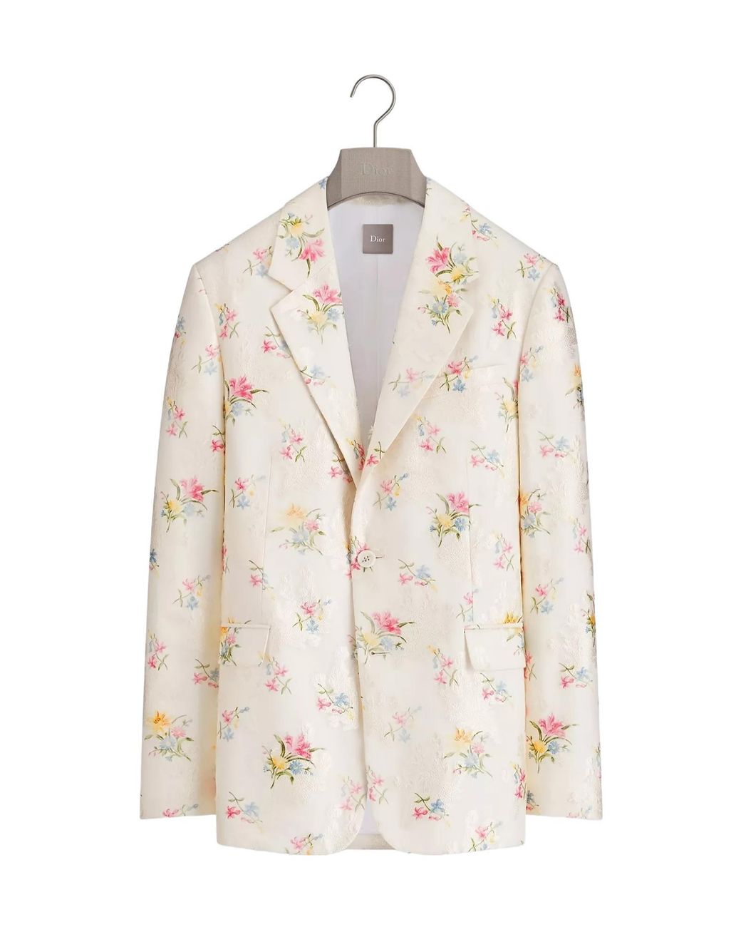Dior White Single-Breasted Jacket for men