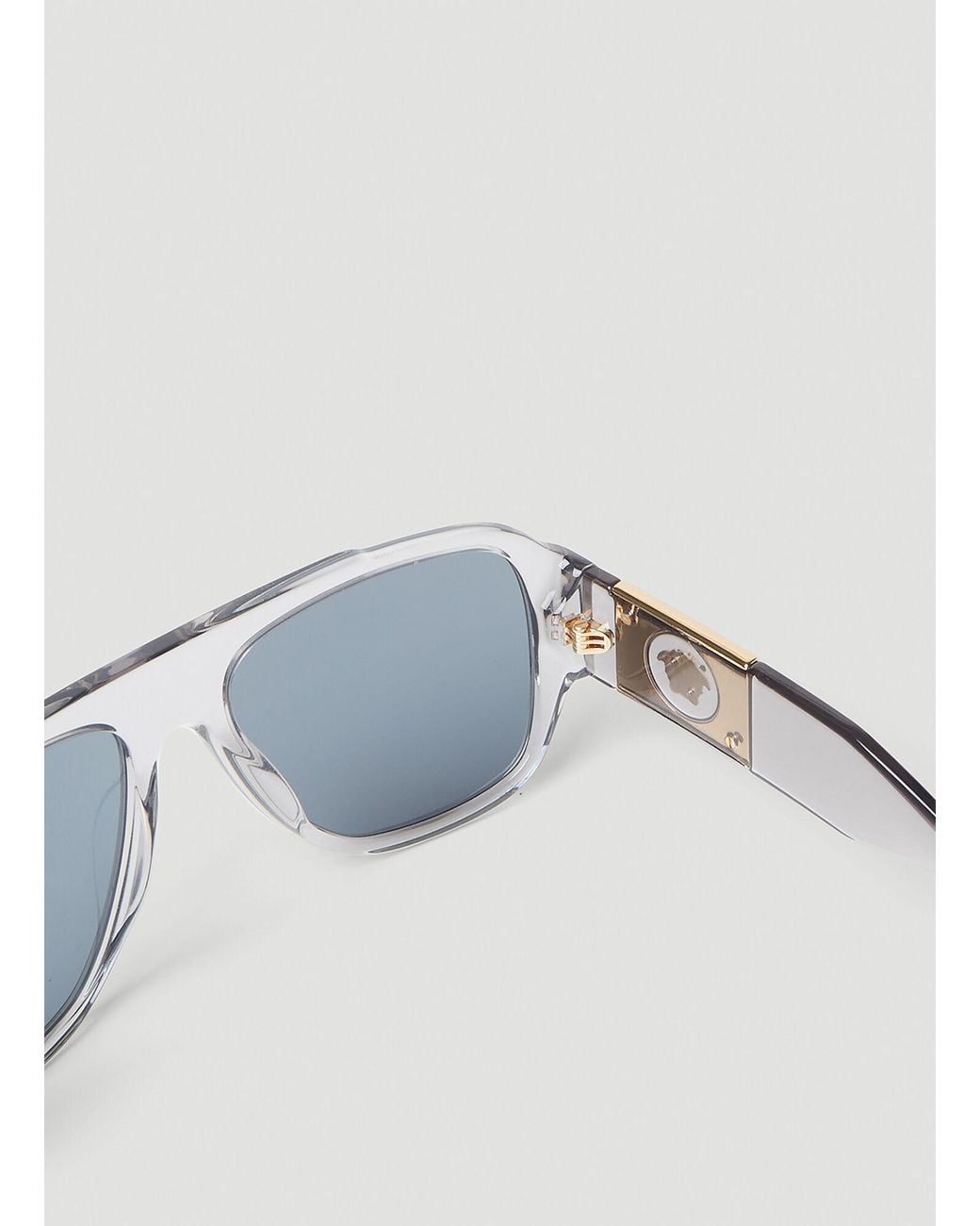 Versace Blue Logo Sunglasses for men