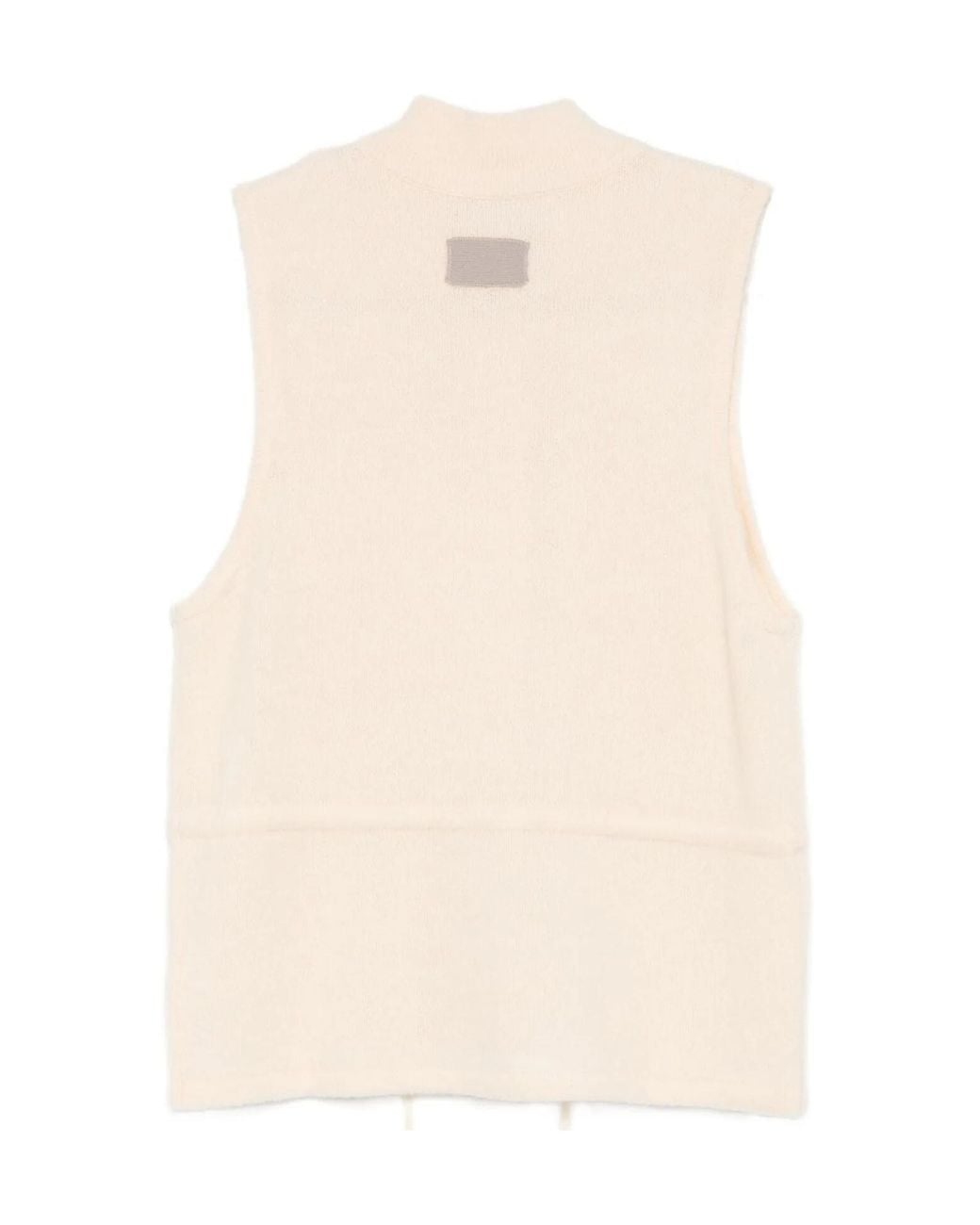 AYA MUSE Natural Flap-Pocket Button-Up Vest