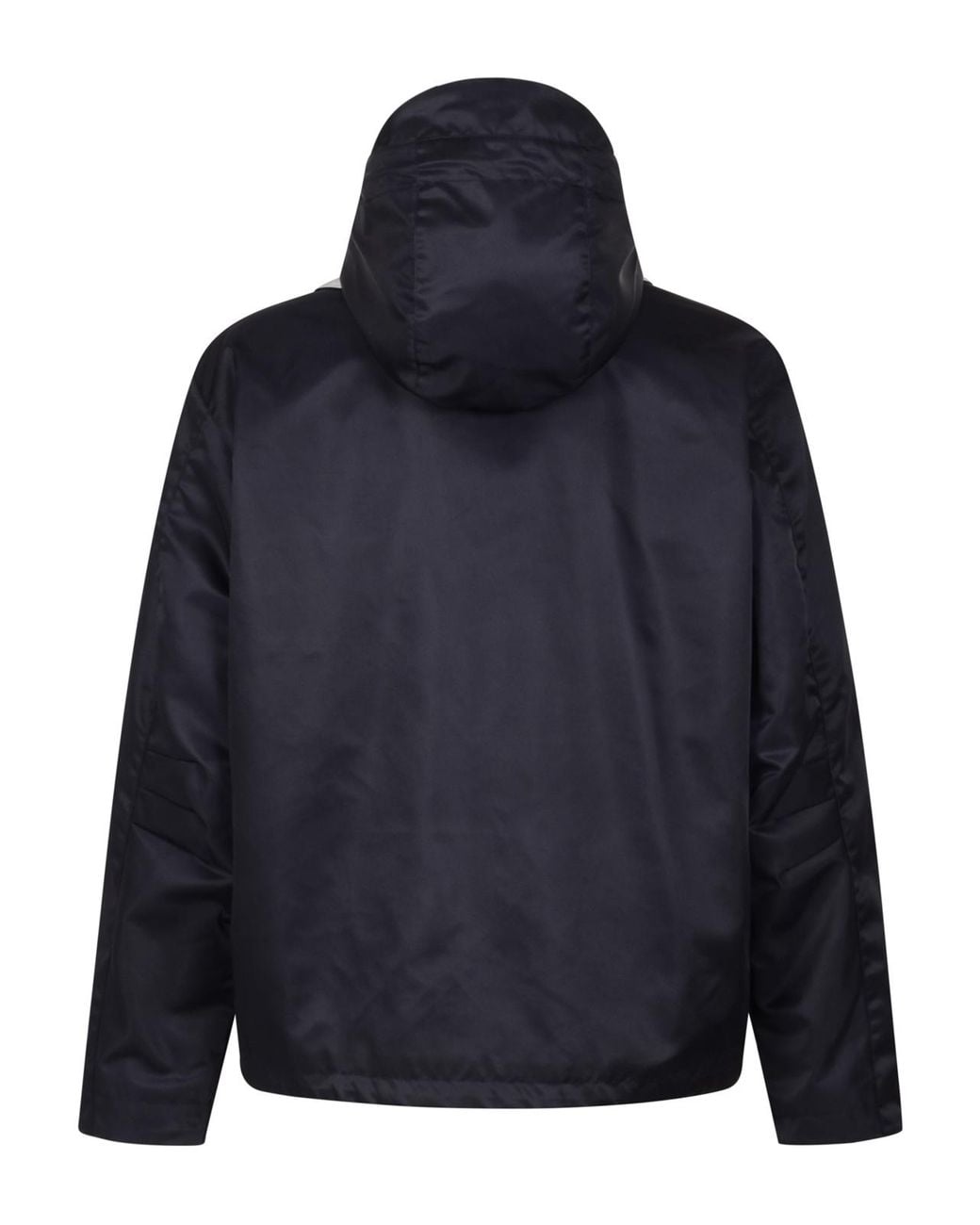 Gucci Blue Nylon Twill Jacket With Patch for men