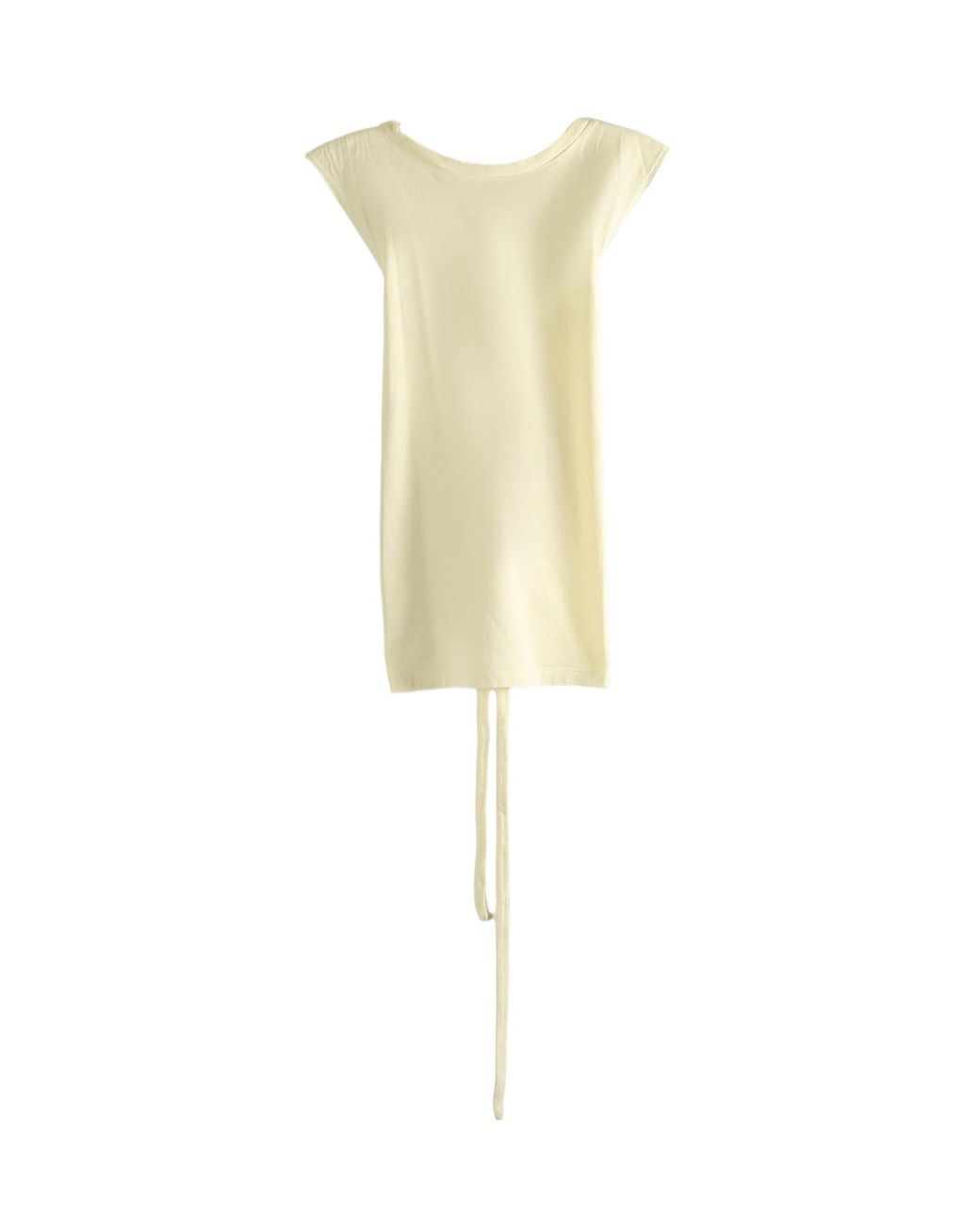Rier White Tied Open Back T-Shirt for men