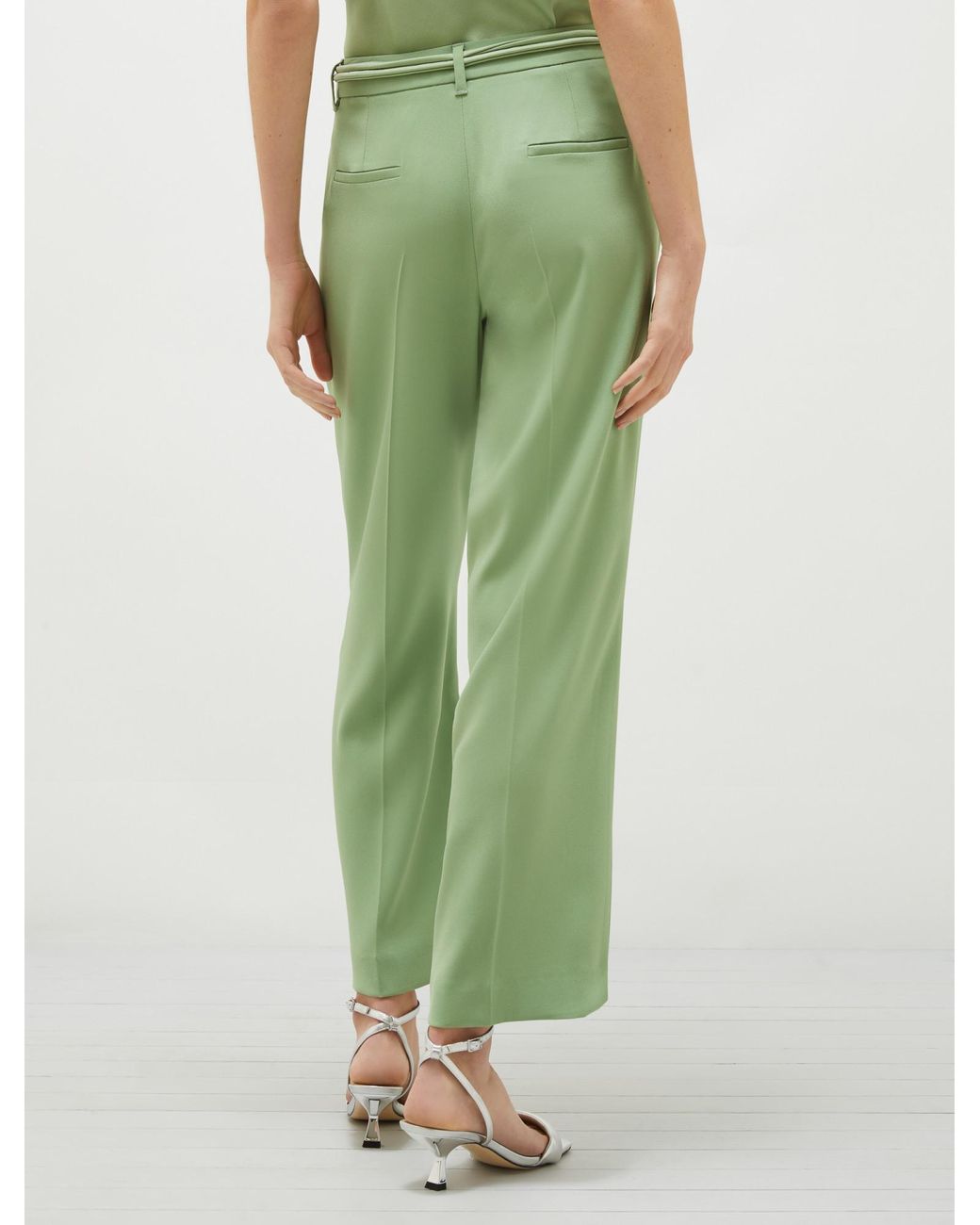 Marella Green Chino Trousers