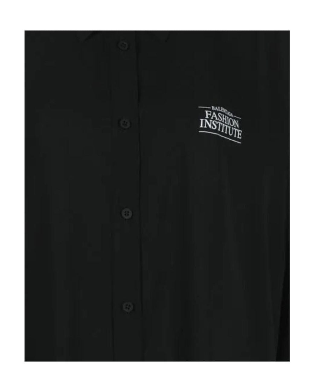 Balenciaga Black Camicetta Morbida Fashion Institute Da Donna