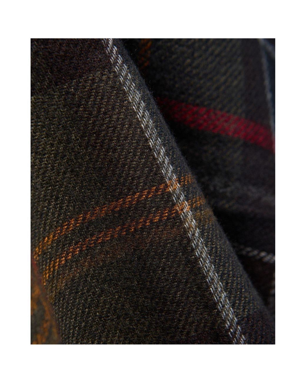 Barbour Black Montieth Scarf