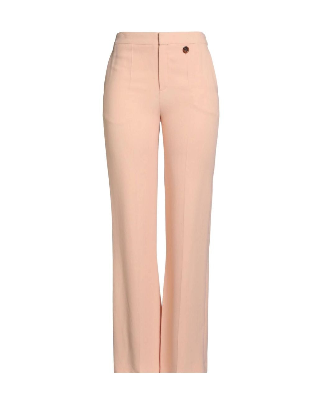 Chloé Natural Minimalist Casual Trousers