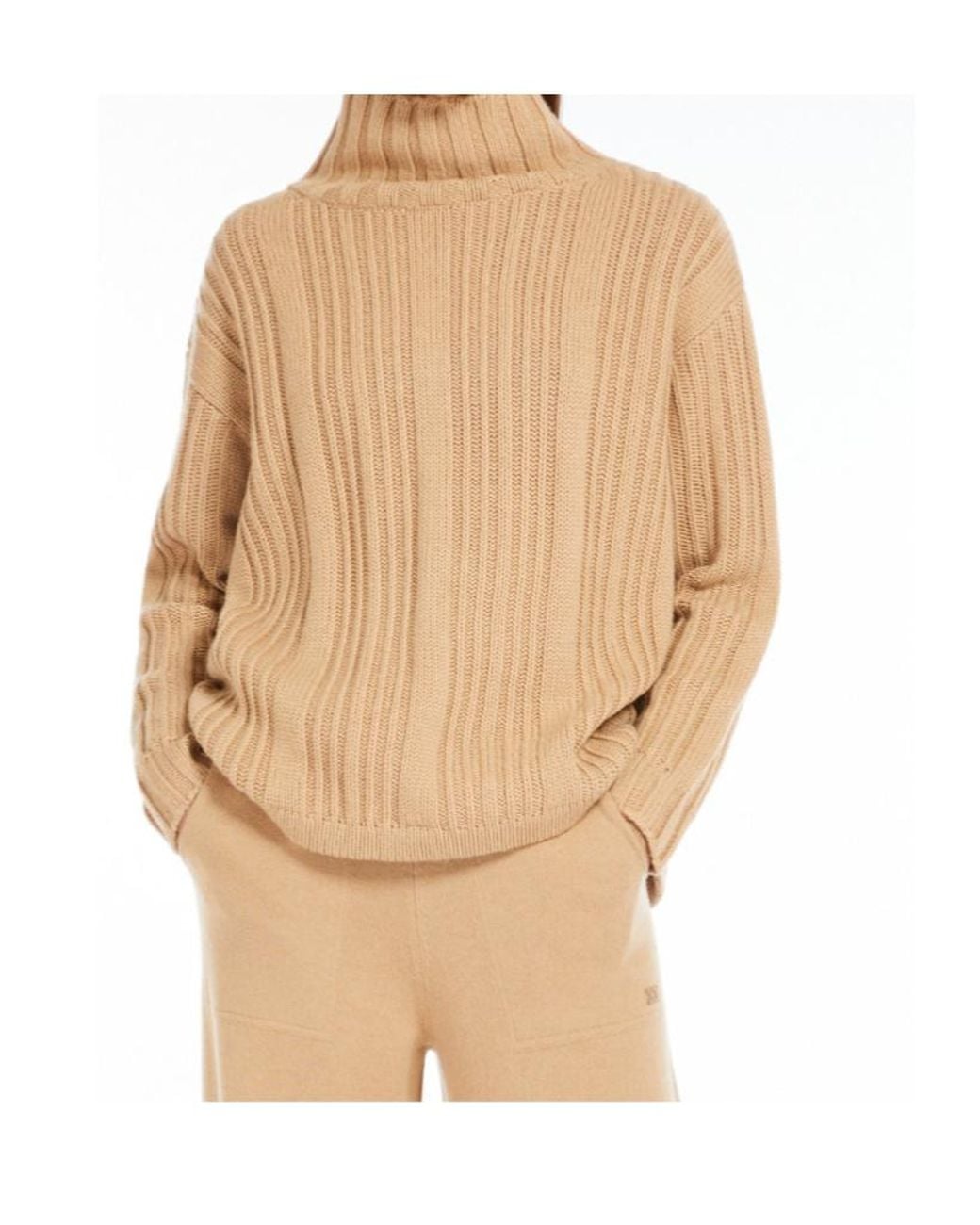 Max Mara Natural Vitalba Turtleneck Jumper