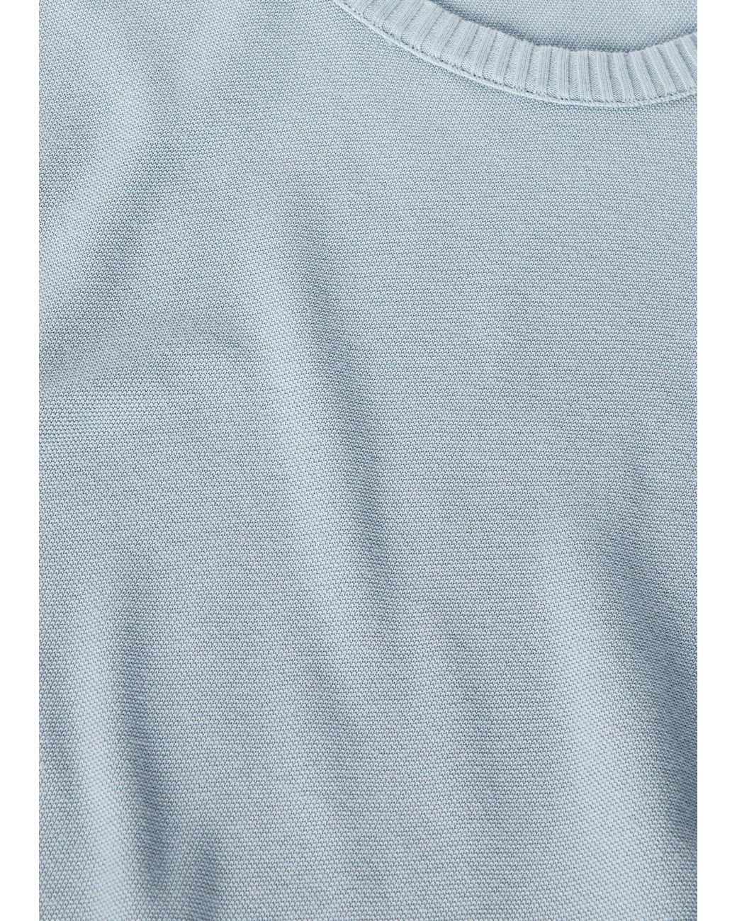 Loro Piana Blue Round Neck Sweater for men