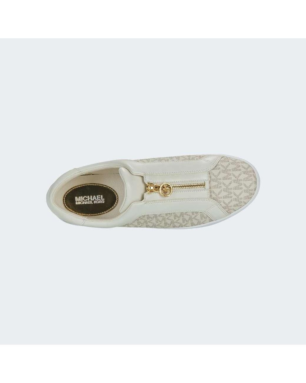 MICHAEL Michael Kors Gray Keaton Zip-Detail Sneakers