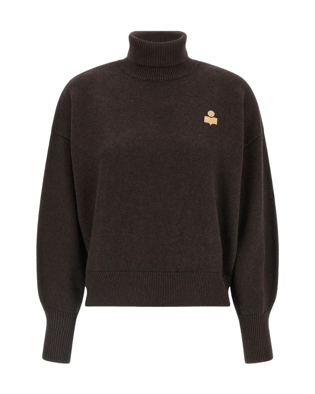 Isabel Marant Brown Isabel Marant Étoile Nasha High Neck Knitted Sweater