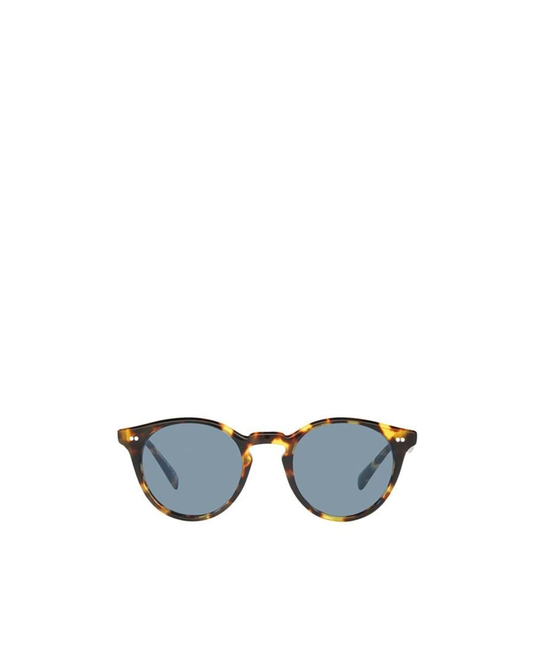 Oliver Peoples Blue Romare Round-Frame Sunglasses for men
