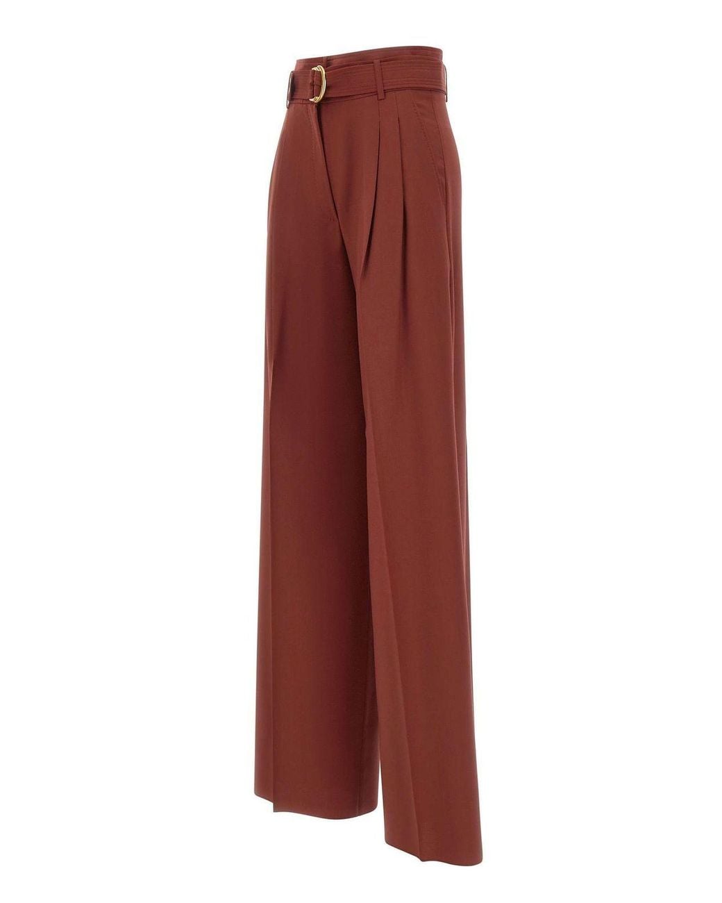Max Mara Red Studio Mstserio Wide-Leg Trousers