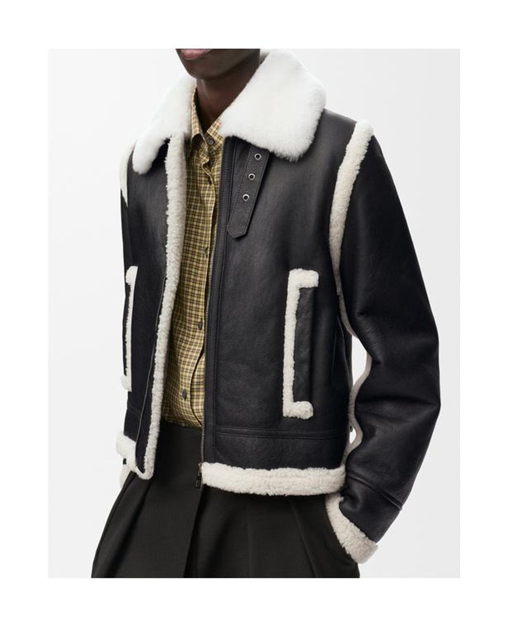 Loewe Black Shearling Jacket