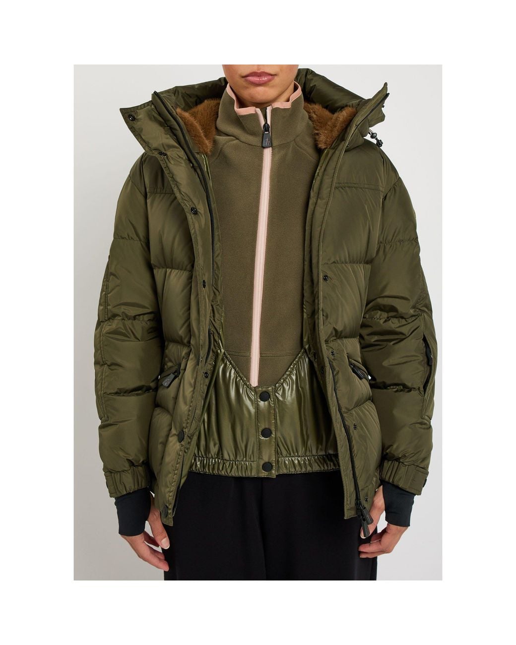 Moncler Green Windproof, Waterproof And Warm Down Jacket