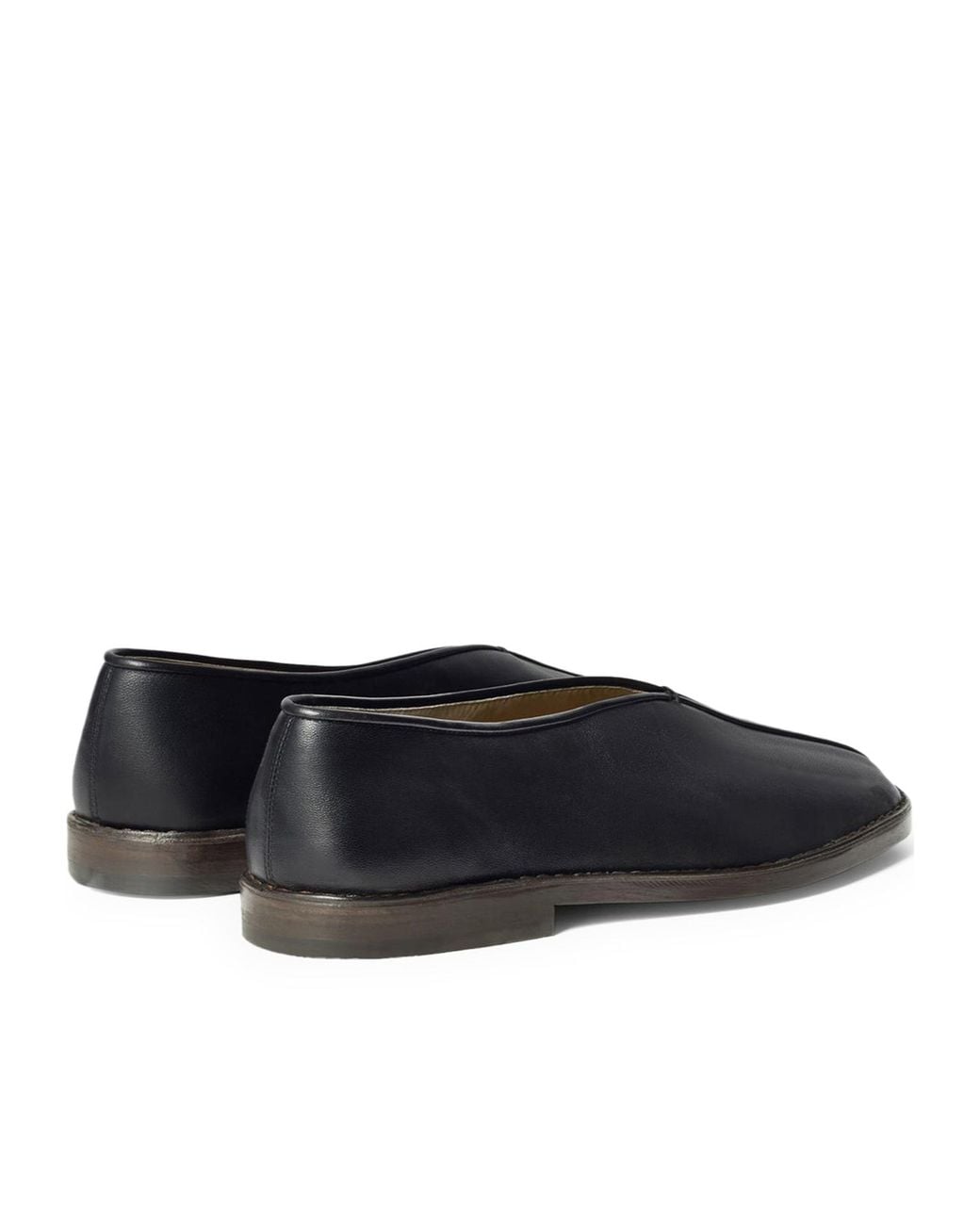 Lemaire Blue Flat Piped Slippers