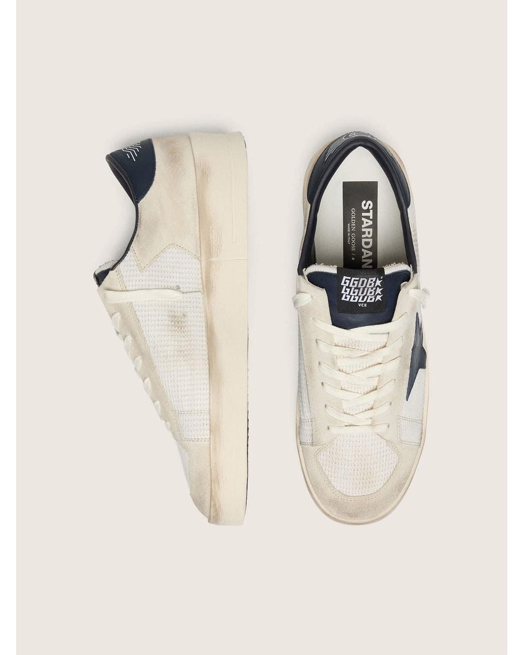 Golden Goose Deluxe Brand Multicolor Stardan Low-Top Sneakers for men