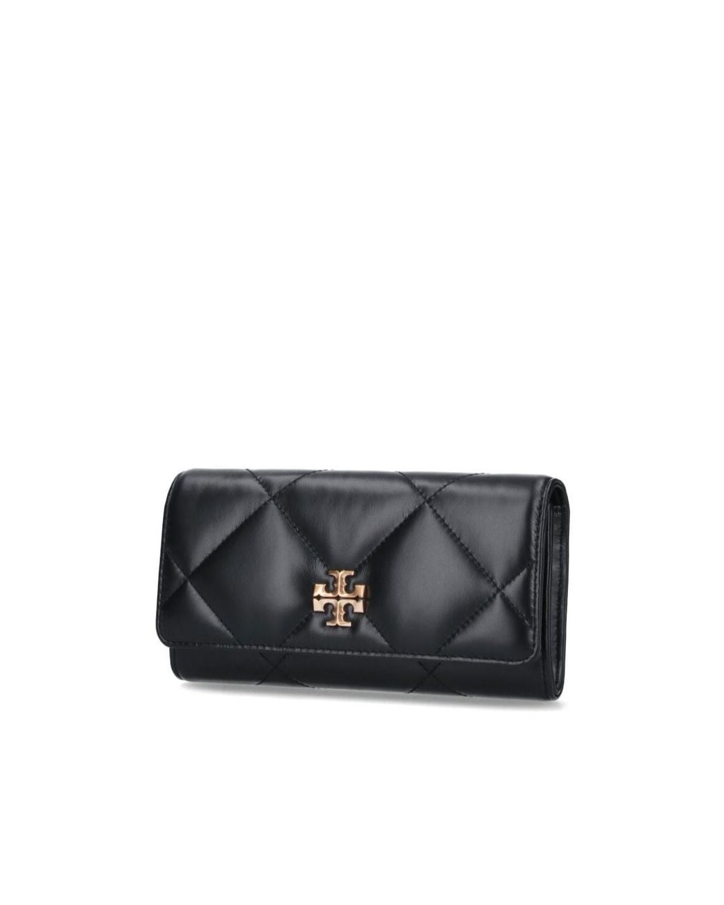 Tory Burch Black Logo-Plaque Wallet