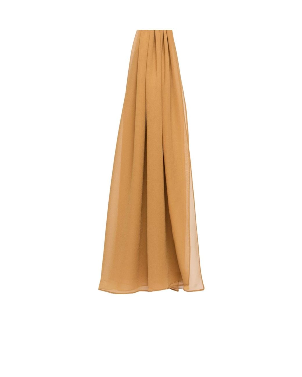 Max Mara Natural Mxastarna Classic Georgette Scarf