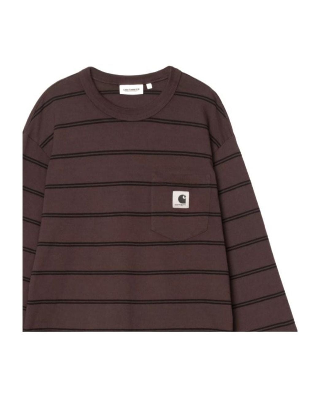Carhartt Brown L/S Cardona Pocket T-Shirt