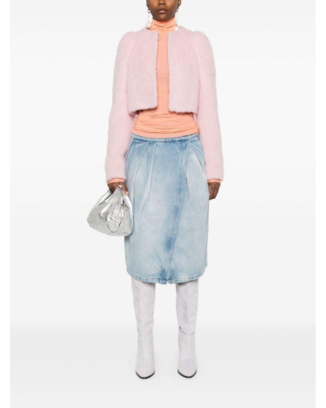 Dries Van Noten Pink Long-Sleeved Sweater