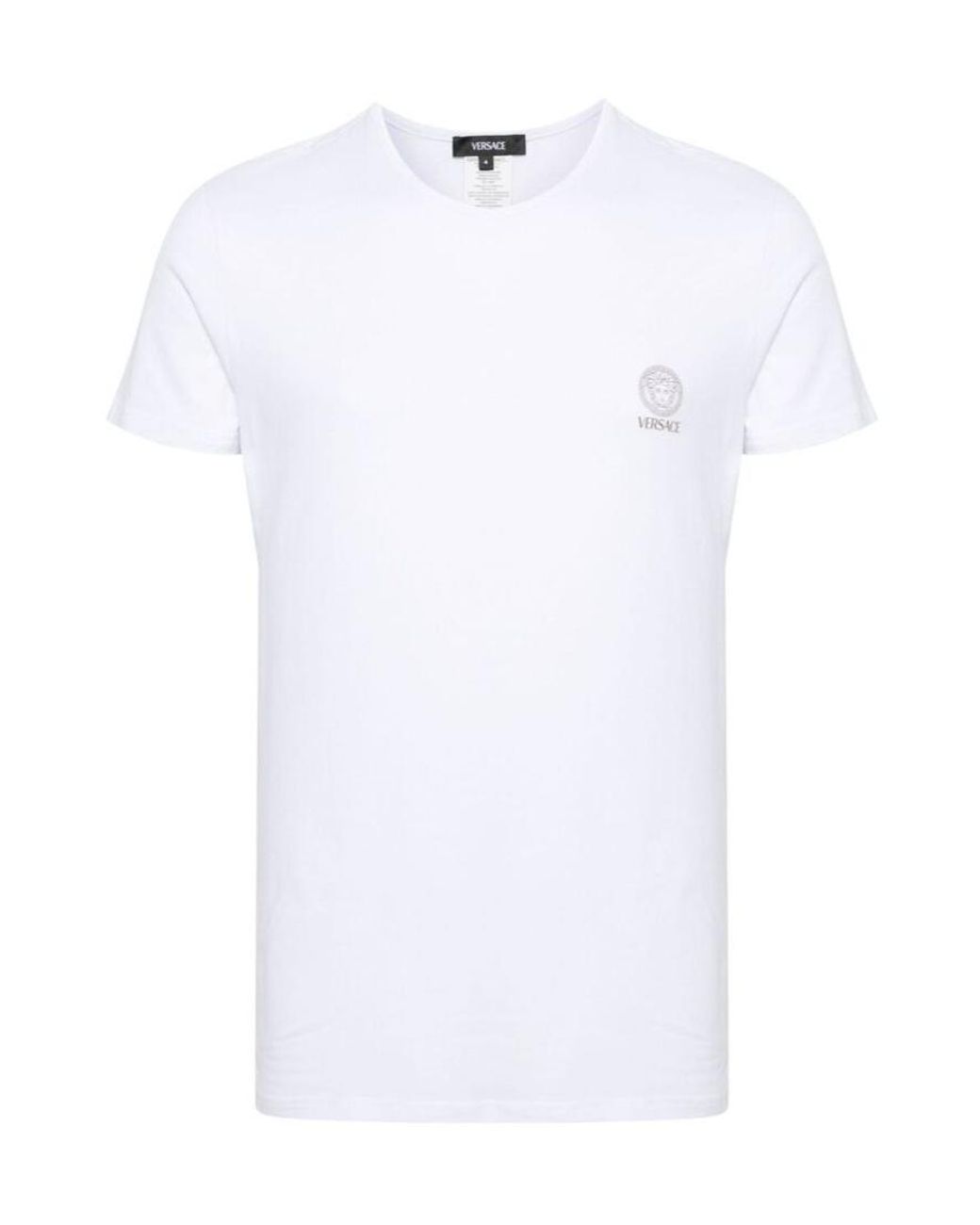 Versace White Pack Of Two T-Shirts for men