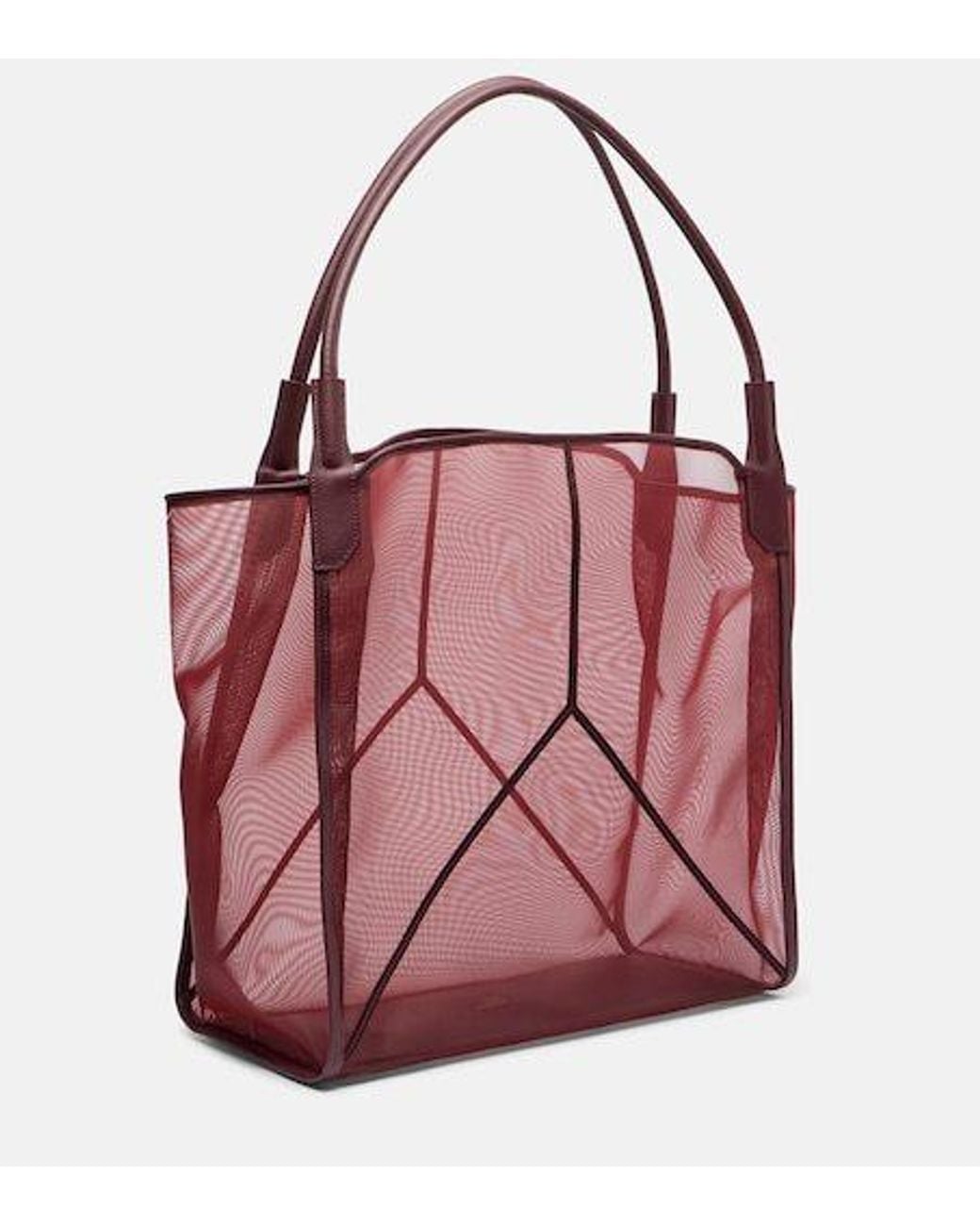 Victoria Beckham Pink Victoria Medium Mesh Tote Bag