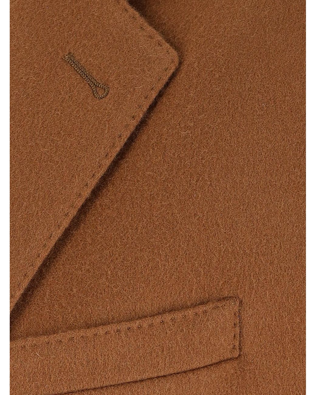Céline Brown Notch Collar Coat