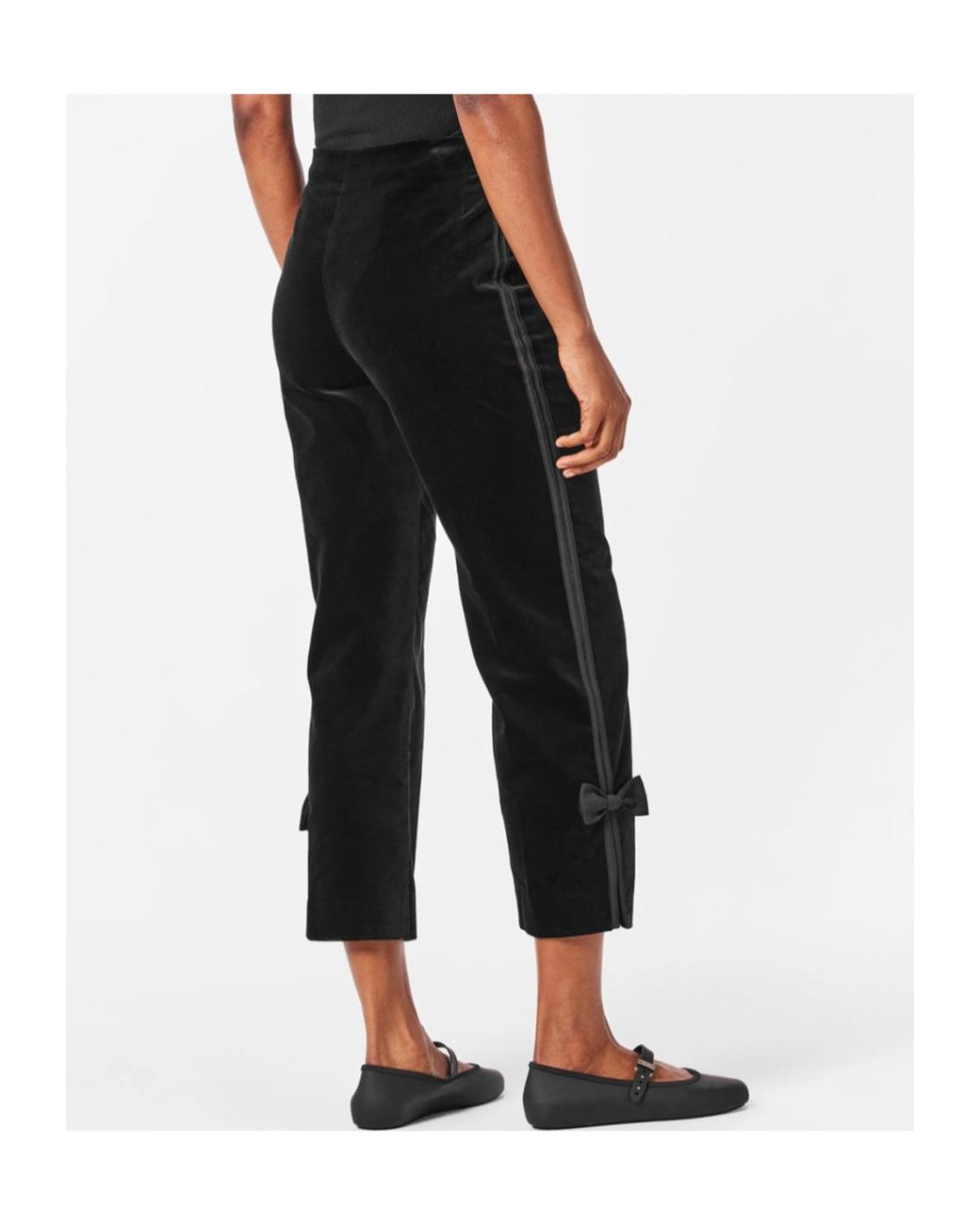 Posse Black Bow-Tie Casual Pants