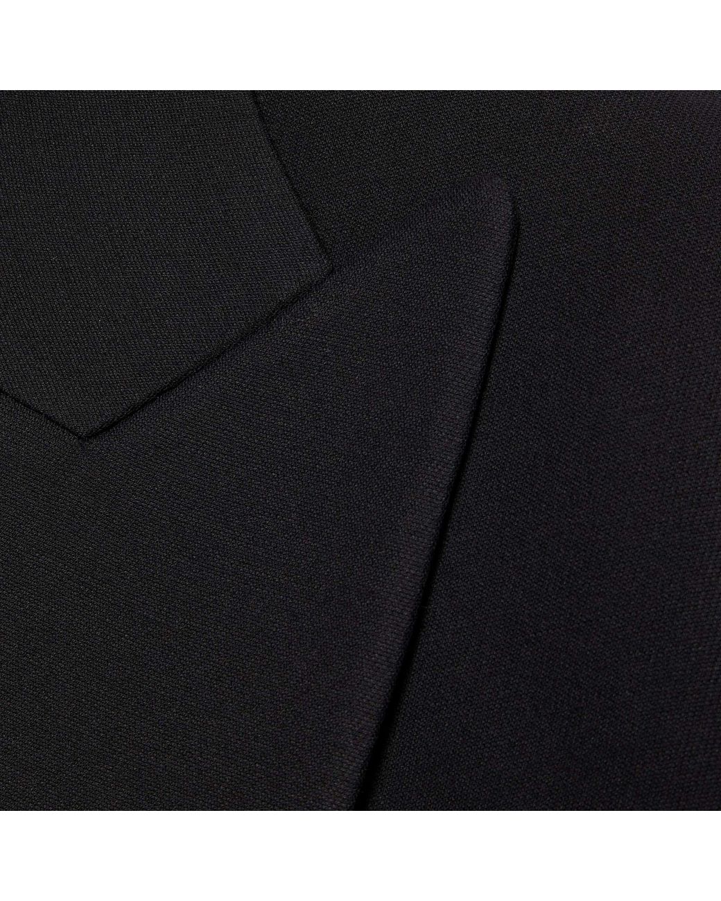 Gucci Black Patch Detail Single-Breasted Blazer
