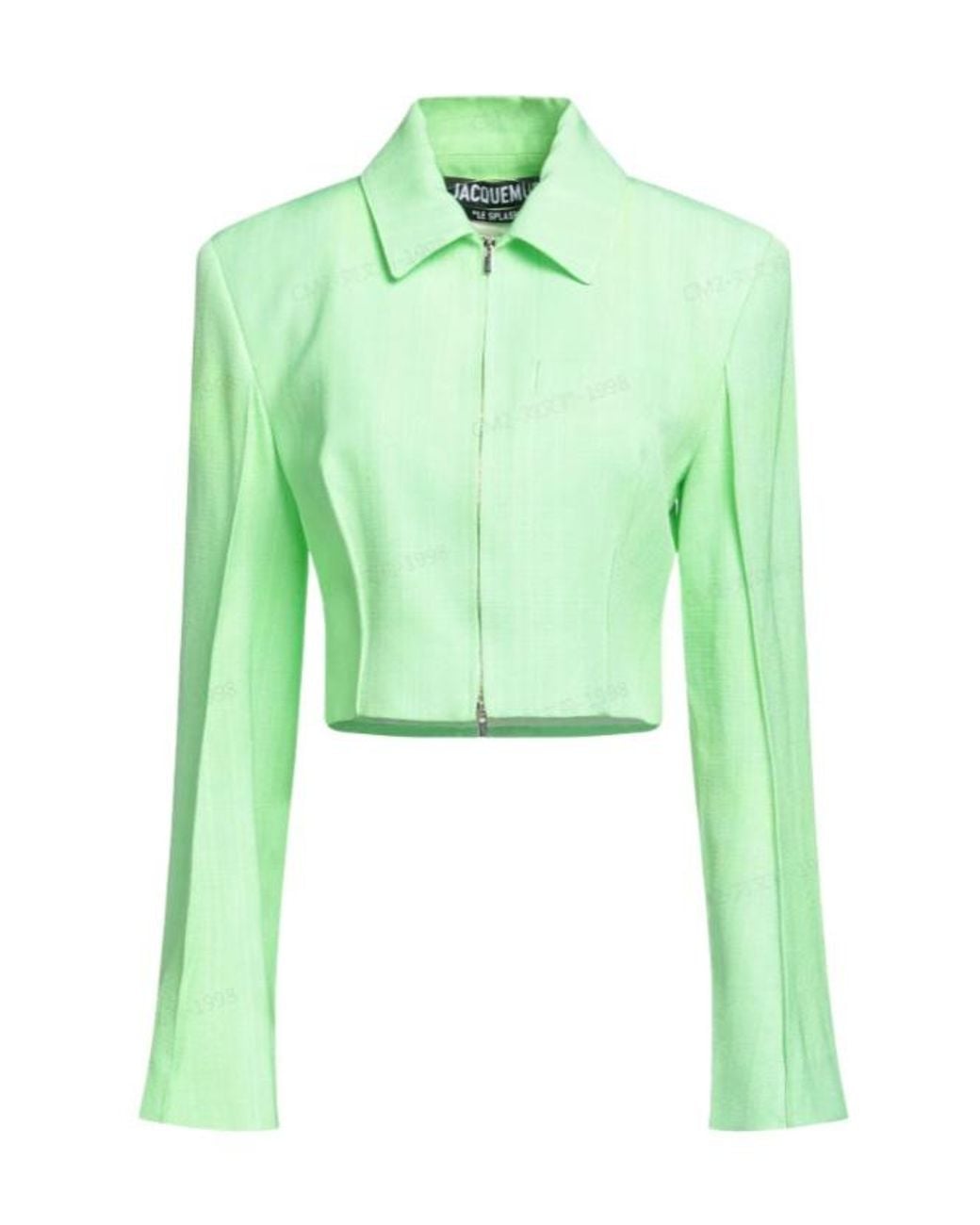 Jacquemus Green Minimalist Single-Breasted Blazer