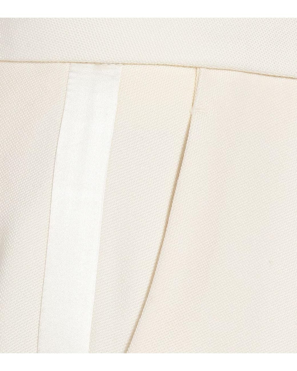 Wardrobe NYC White High-Waisted Casual Pants