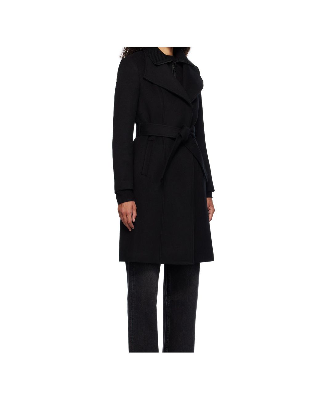Mackage Black Norita Double-Layer Coat