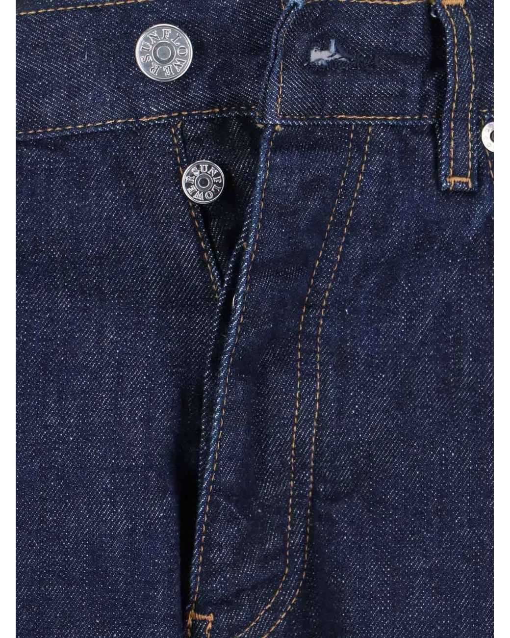 sunflower Blue Button-Up Jacket for men
