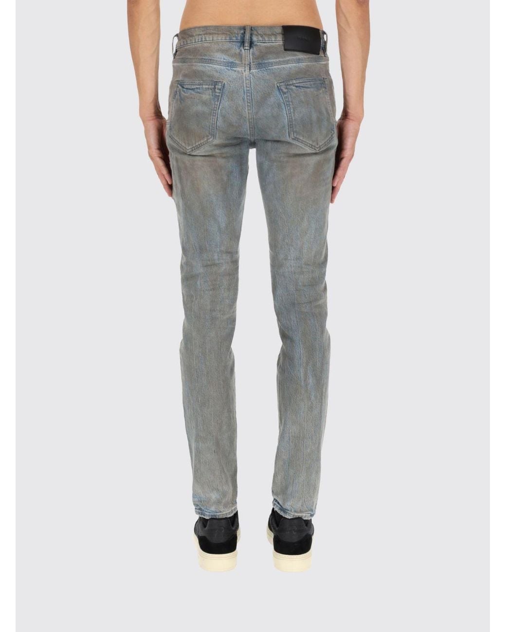 Purple Brand Gray Monterrico Skinny Jeans for men