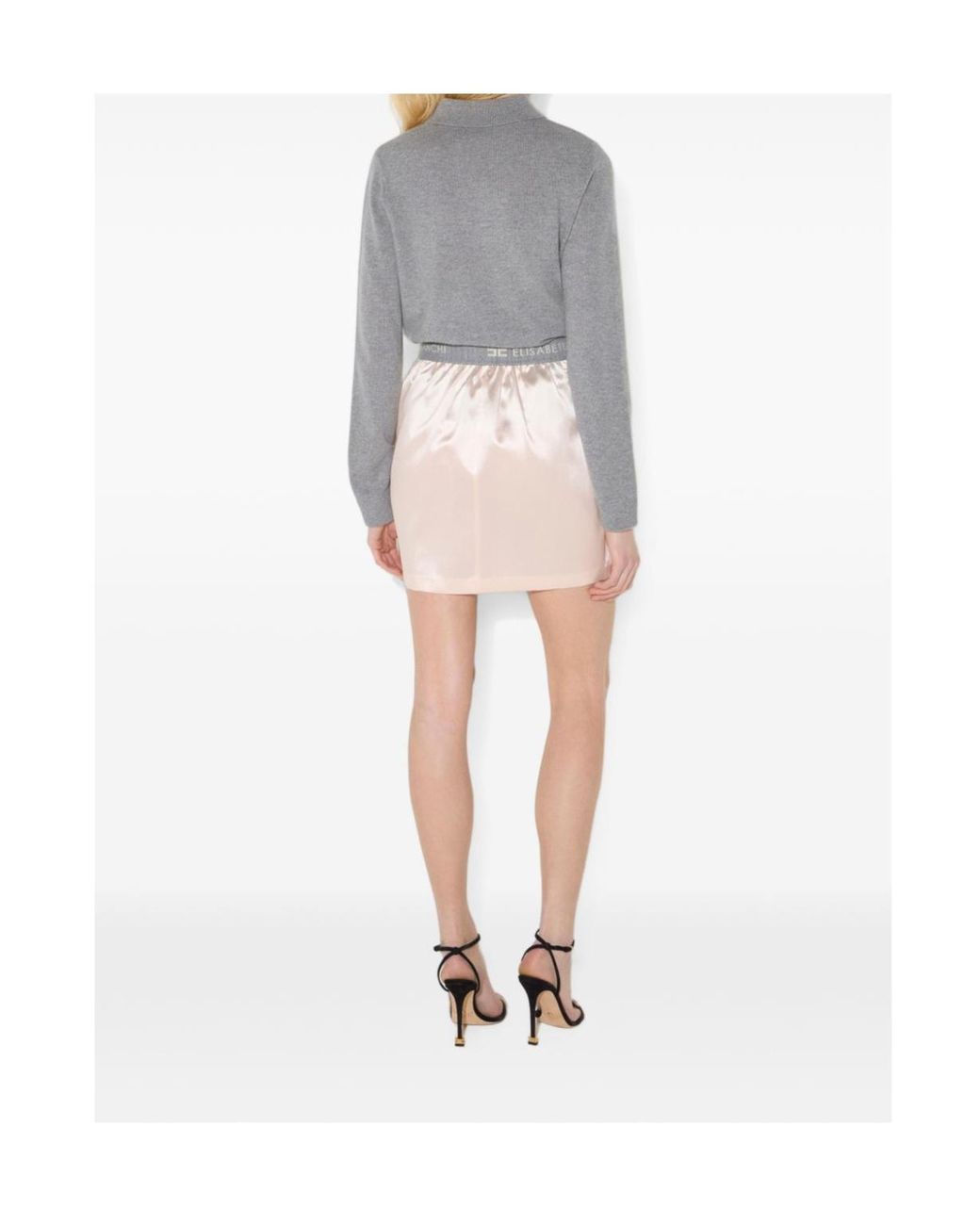 Elisabetta Franchi Gray Cardigan
