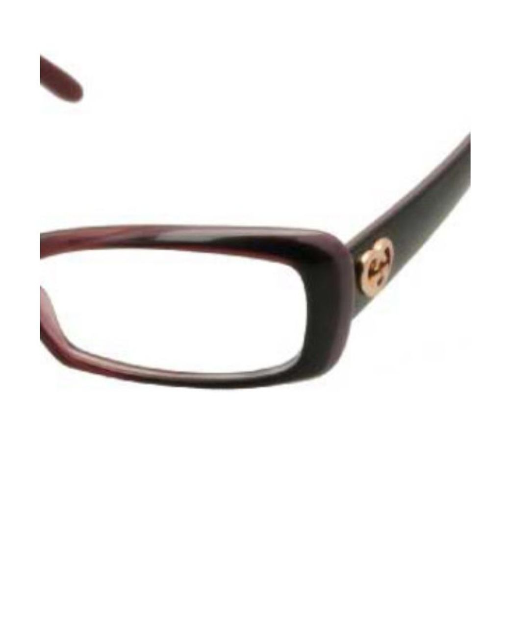 Gucci White Logo Details Flat Mirror