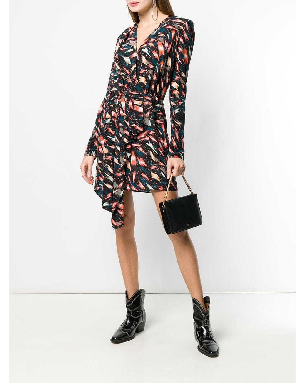 Givenchy White Asymmetric Printed Dress
