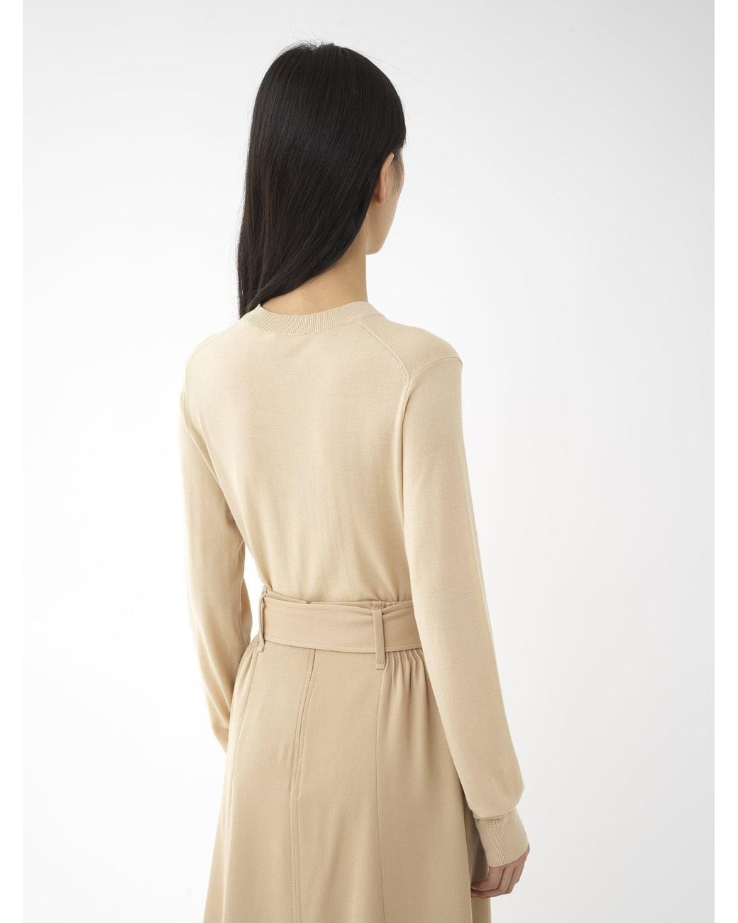 Chloé Natural Chloé Crewneck Knitted Jumper