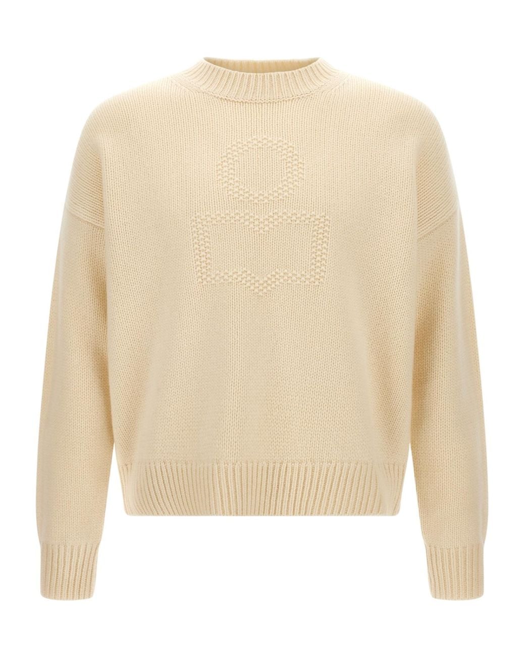 Isabel Marant Natural Isabel Marant Étoile Jade Logo Knitted Jumper