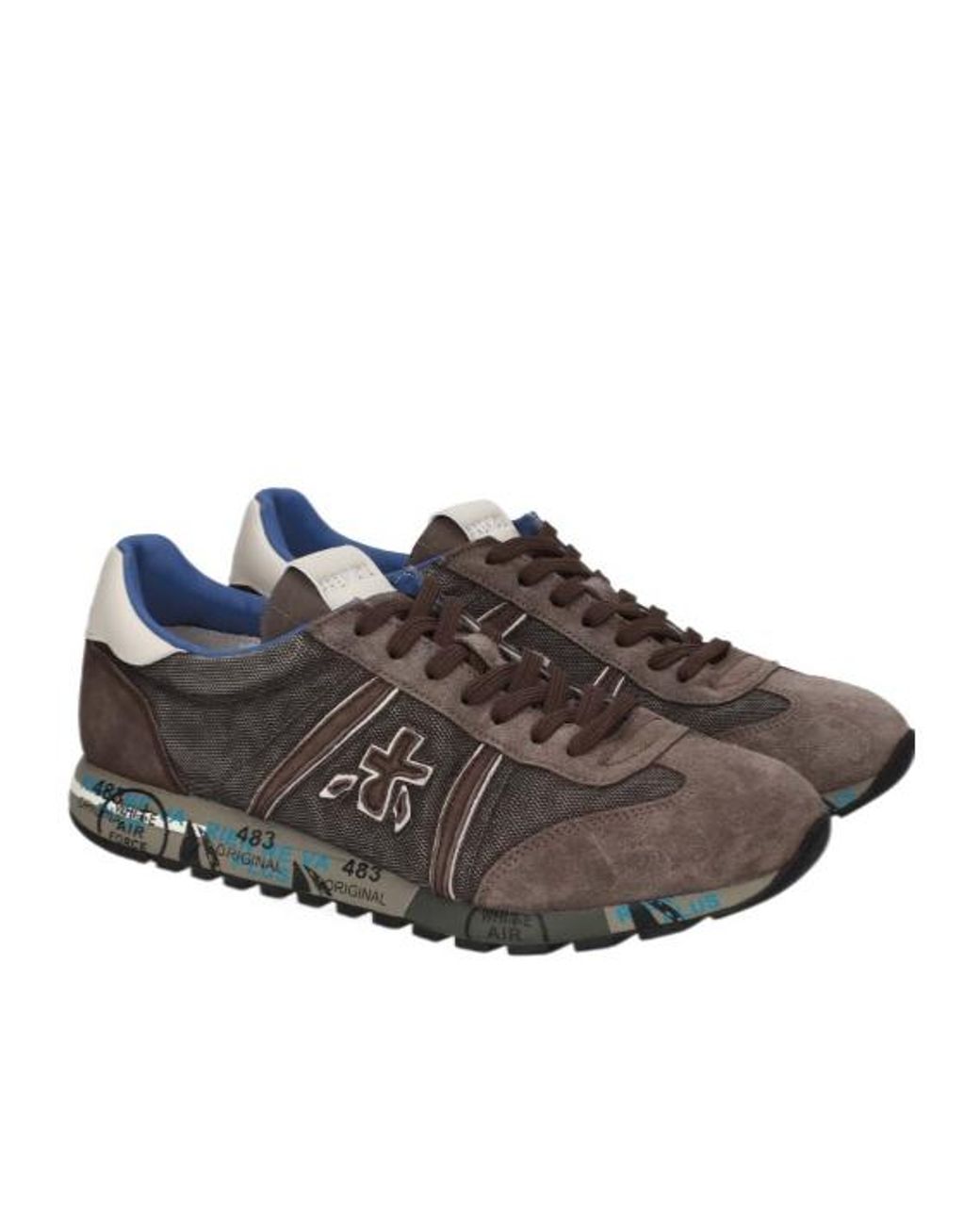 Premiata Brown Lucy 8406 Sneakers for men